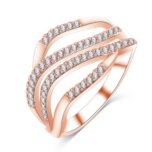 Latest Design CZ Ring Diamond Custom Ring for Women (CRI1021)